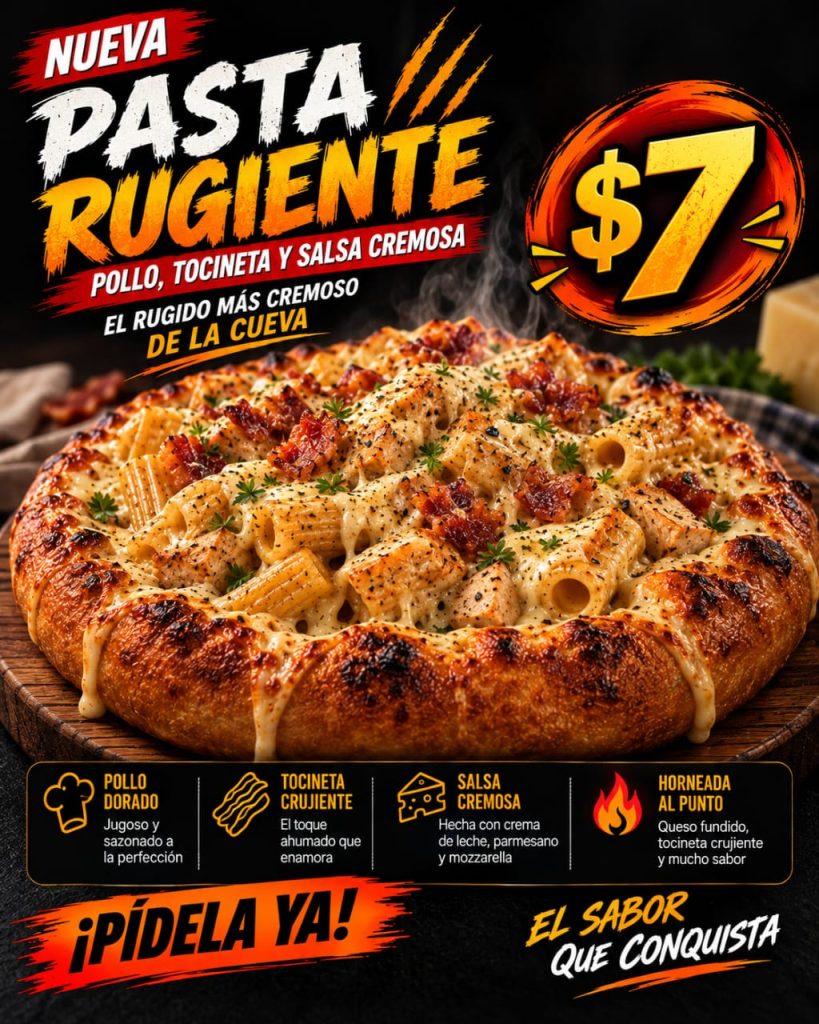 pasta rugiente